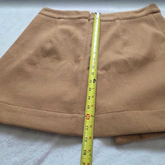 New 16 Maeve x Anthropologie Belted wrap mini skirt in Cedar - Picture 10 of 10